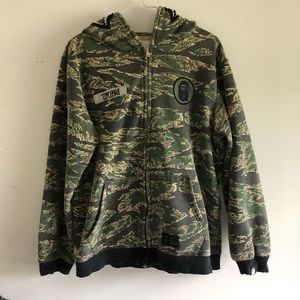 Authentic Bape hoodie. TIGER CAMO BAPE CMSS SHARK